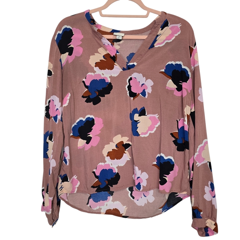 A New Day Long Sleeve Floral Blouse